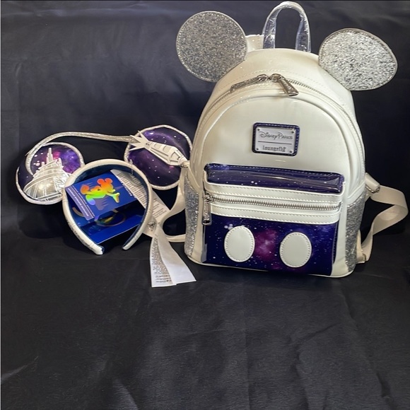 Mickey Mouse Main Attraction Space Mountain Backpack with Matching ears main image 5